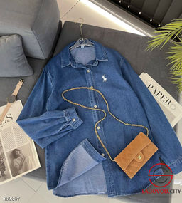 Рубашка джинсовая женская