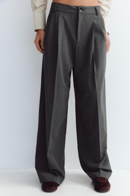 DOUBLE PLEAT TROUSERS - Zara фото 21