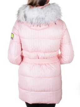 2037 PINK Куртка зимняя облегченная женская Yixiangyuan