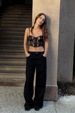 STRAPPY LACE CORSET - Zara фото 2