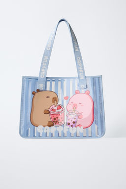 SHOPPER CAPIBARA CAPYFUN / Azul