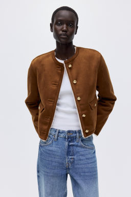 Chaqueta con forro de peluche - H&m фото 4