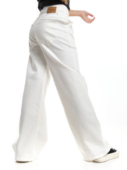 Джинсы черные подростковые палаццо для весны и лета 33-1074 черный - Mini maxi фото 12