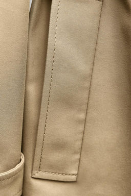 LONG TRENCH COAT WITH BELT - Zara фото 5