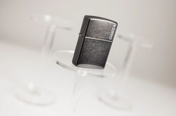 Зажигалка ZIPPO Логотип с темно-серым покрытием | Logo Gray Dusk 28378ZL  фото 7