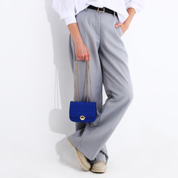 Сумка-мессенджер на клапане, цвет синий - Simaland фото 2