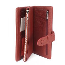 Кошелек женский натуральная кожа Cossroll-A 192-1714-12, 6отд, 13карм, бордо SALE 247216