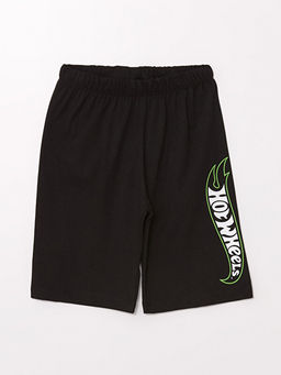 Beli Lastikli Hotwheels Bask?l? Erkek ?ocuk Pijama ?ort