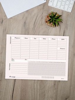 МАГНИТНЫЙ ПЛАНЕР ПЛАНЫ НА НЕДЕЛЮ роз. 30х42 см (2191) - Мой органайзер фото 3