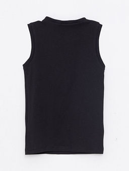 Bisiklet Yaka Basic Pamuklu K?z ?ocuk Atlet - Waikiki фото 2