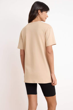 Tas Regular/Normal Kal?p Bask?l? K?sa Kol Taytl? Orme Alt - Ust Tak?m TWOSS26AU00130