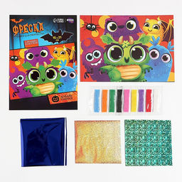 Фреска Монстры 9 цветов песка - Школа талантов фото 2