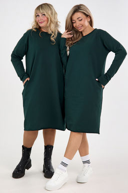 Платье футер-реглан