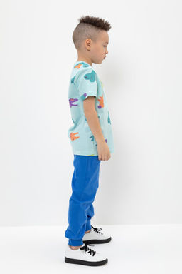 К 400563-1/ярко-голубой брюки для мал