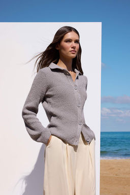 Lacivert More Sustainable Basic Polo Yaka Triko H?rka TWOAW26HI00126 - Trendyolmilla фото 7