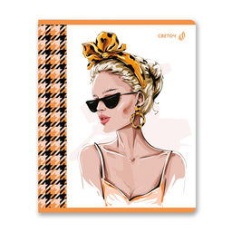 Светоч 96Т16 Тетрадь ученическая общая, матовая ламинация, A5 96 л. на скобе 65 г/кв.м , белизна 100 % 5 шт. клетка 01005 Абрикосовый краш  фото 8