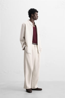 COTTON - LINEN SHIRT - Zara фото 4