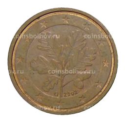 2 евроцента 2002 года G Германия