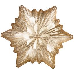 БЛЮДО SNOWFLAKE GOLD SHINY 21СМ БЕЗ УПАКОВКИ
