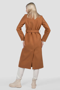 Пальто женское демисезонное (пояс) - El podio фото 4