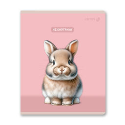 Светоч Т201 Тетрадь ученическая общая, твин лак A5 60 л. на скобе 65 г/кв.м , белизна 100 % 10 шт. клетка 01521 Ушастик  фото 4