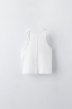 RIBBED RACERBACK TOP - Zara фото 8