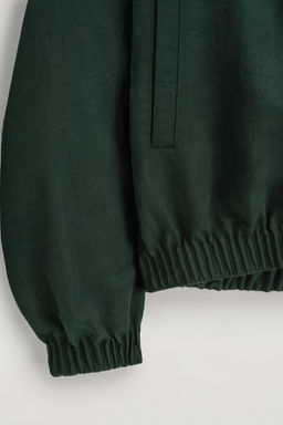CAZADORA BOMBER DE NAILON CON DETALLES FRUNCIDOS - H&m фото 10