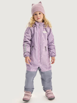 Комбинезон 8м0826 пудра/светло-серый