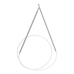 Для вязания Gamma SH2 крючки для вязания циркулярные алюминий d 3.5 мм 80 см в чехле фото 5