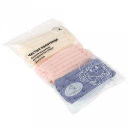 Салфетка для уборки 30х30см "Работница", микрофибра, набор 3шт (Китай)