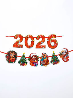 Гирлянда на ленте «Новый год 2026», 1.5 м