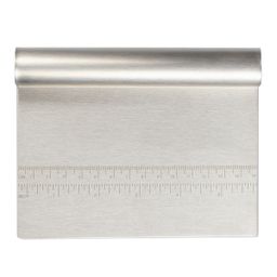 S-CHIEF SHF-0083 Кондитерский скребок металл 15*11,5 см 1 шт с разметкой