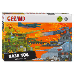 Пазл 104 "Танки"