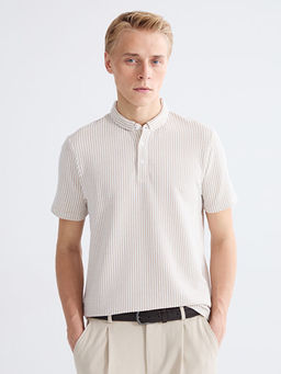 Hakim Yaka ?izgili Erkek Ti??rt