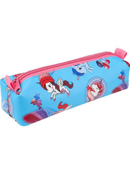 Пенал мягкий 1 отд. Prof-Press "Единороги" голубой, 210*45*55 (ПМ-8662) ткань
