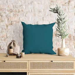 Декоративная подушка Цвет эмоций 40х40, саржа Голубая сталь 40х40 - Традиция фото 5