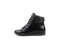 Ботинки EDART 311.omega2bl.black+green/мех