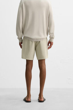 WASHED COTTON BERMUDA SHORTS - Zara фото 13