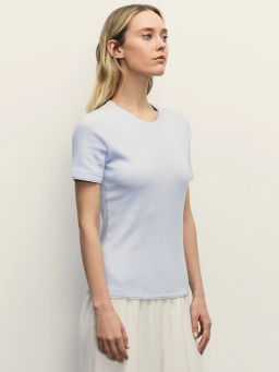 Футболка с контрастными окантовками / Zarina  фото 4