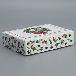 Цена за 2 шт. Коробка подарочная новогодняя складная Сказочного Нового года, 21?15?5 см