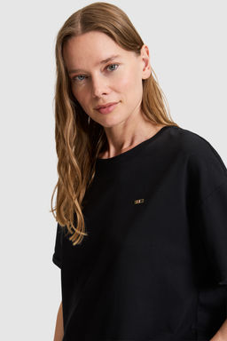 Kad_n Siyah Bisiklet Yaka Basic Ti__rt - U.s. polo assn фото 2