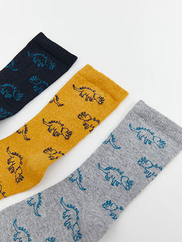 Desenli Erkek ?ocuk Soket ?orap 5li - Waikiki фото 2