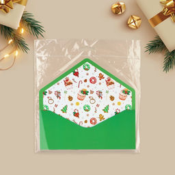 Конверт для денег, набор 8 штук «С Новым годом», софт тач, тиснение, 19 х 9.2 см