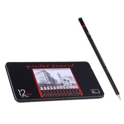 Карандаши чернографитные Gladed Pencil, 12 штук, твердость 2Н-8 В