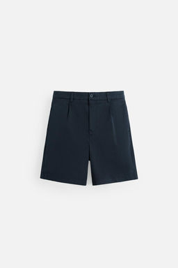 PLEATED REGULAR FIT BERMUDA SHORTS - Zara фото 6