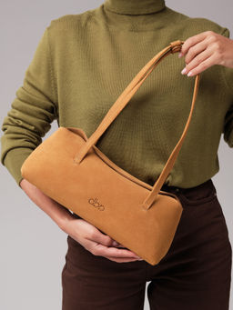 Замшевая сумка Raduy DBR 31127 светло-желтый  фото 2