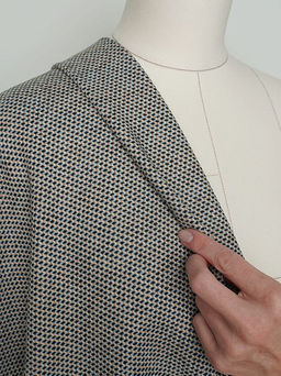 Шерсть пальтово-костюмная Твид цв.Серый/черный/песочный, ш.1.5м, шерсть-50%, п/э-50%, 380гр/м.кв - Купава фото 16