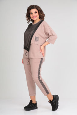 Костюм Michel Chic 1329/1 пудра, черный  фото 6