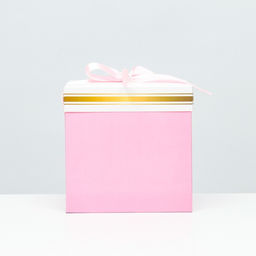 Цена за 12 шт. Коробка Самосборная розовая 15х15х15 см