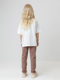 КР 302819/сахар к631 фуфайка (футболка) для дев